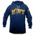 Navy Anchor Pullover Hoodie