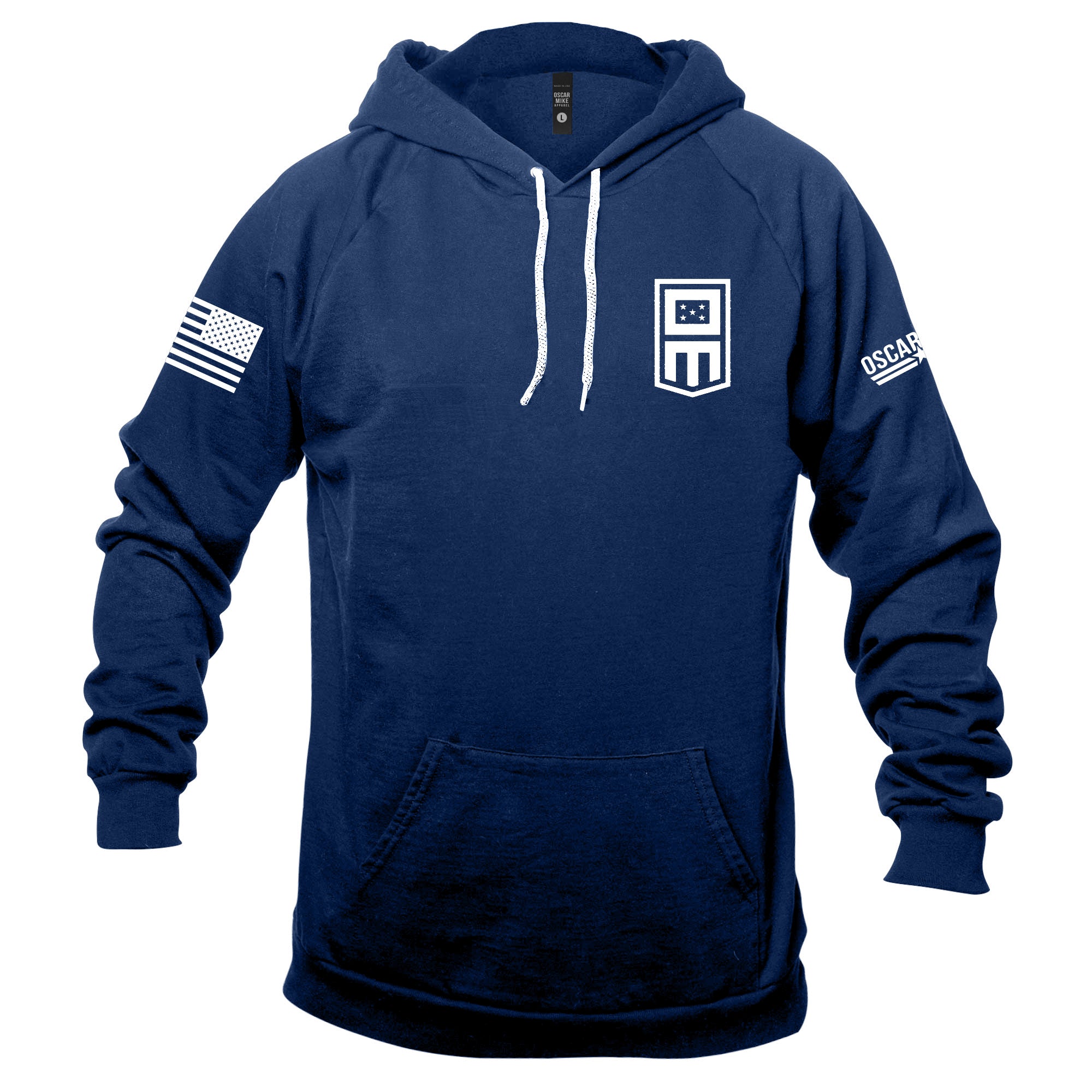 Stacked Logo Pullover Hoodie