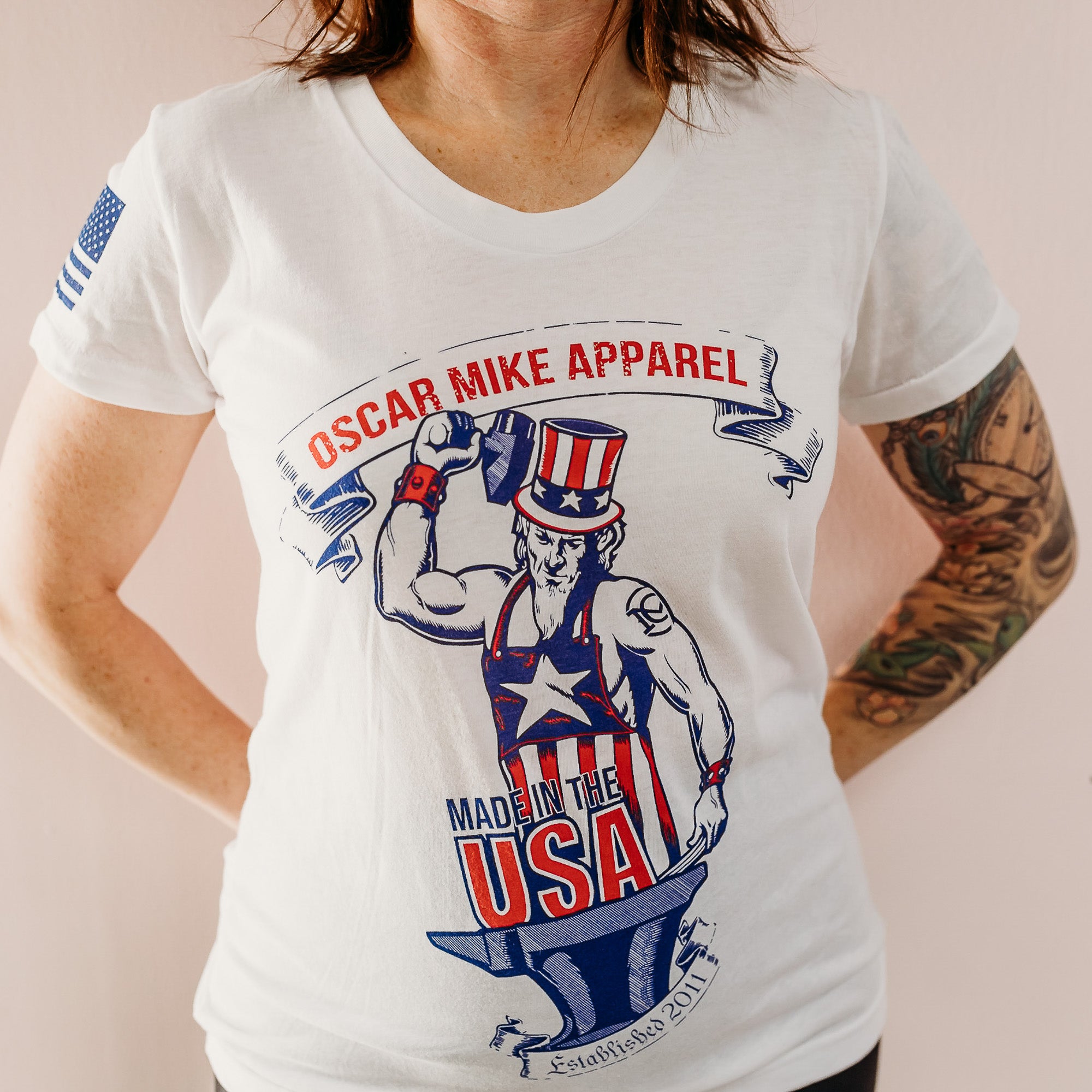 Women's Uncle Sam Made In The USA Tee