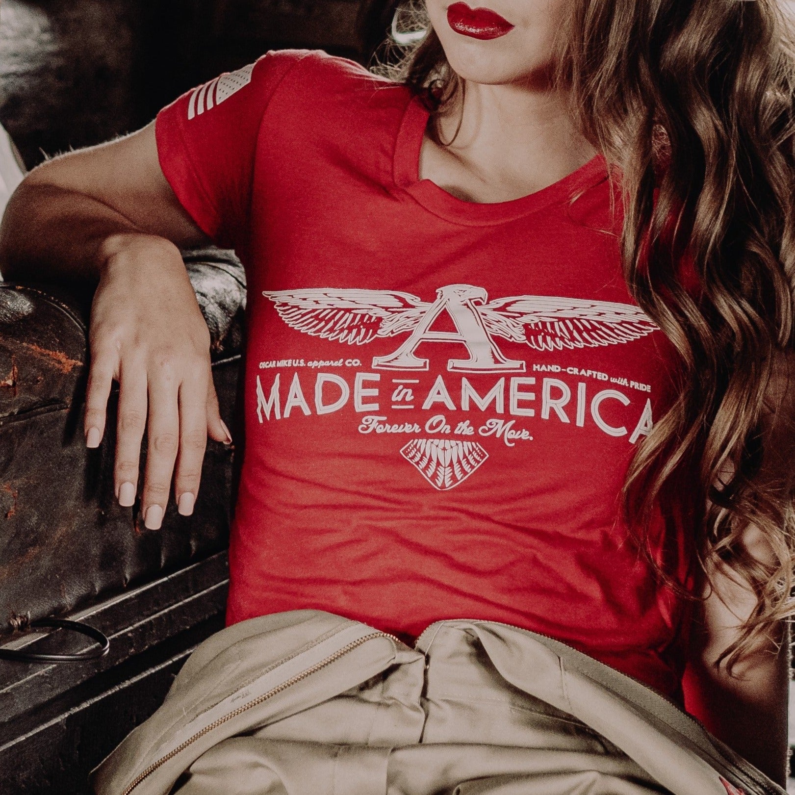 Women's American Made Wings Tee