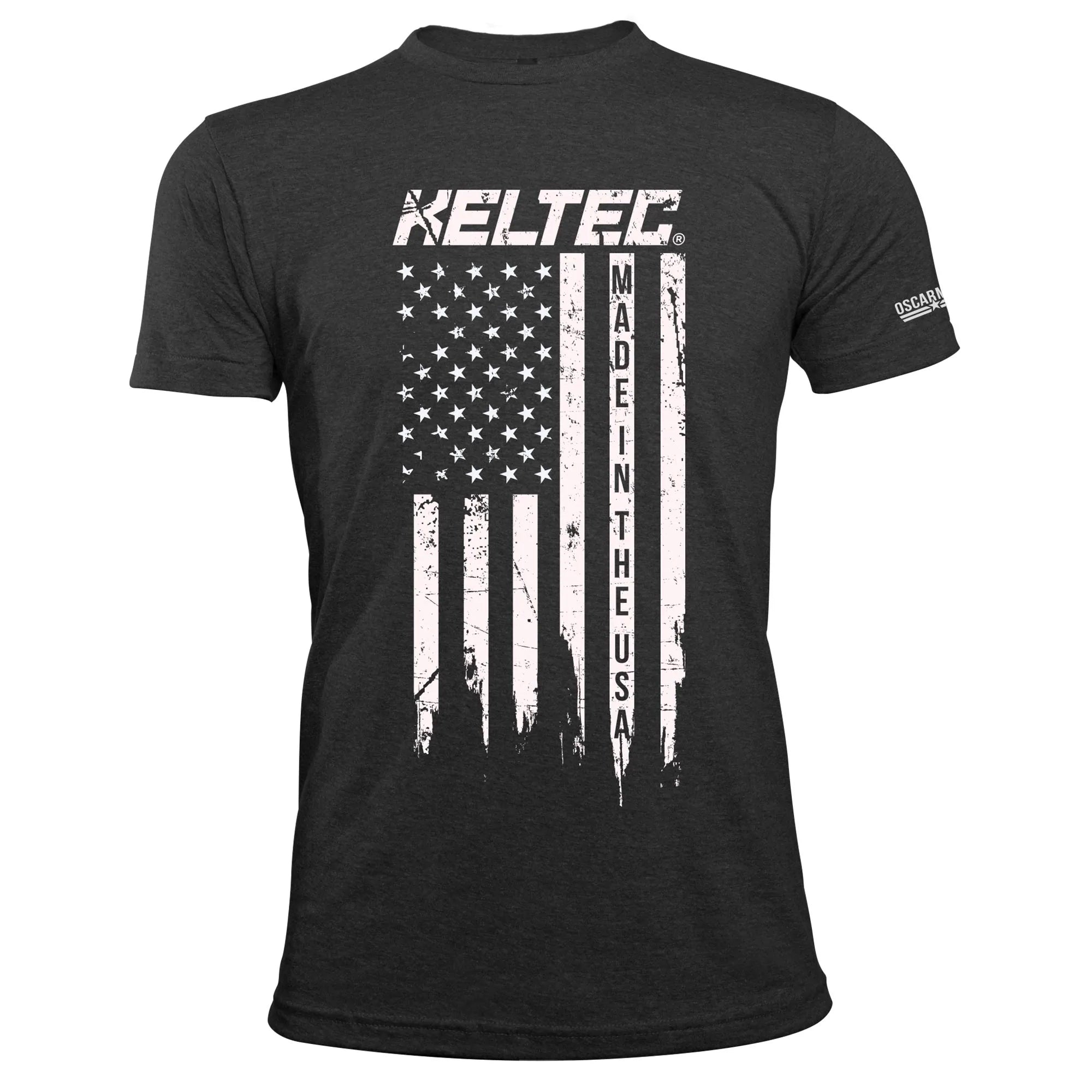 Kel-Tec Charcoal Vertical Flag Tee