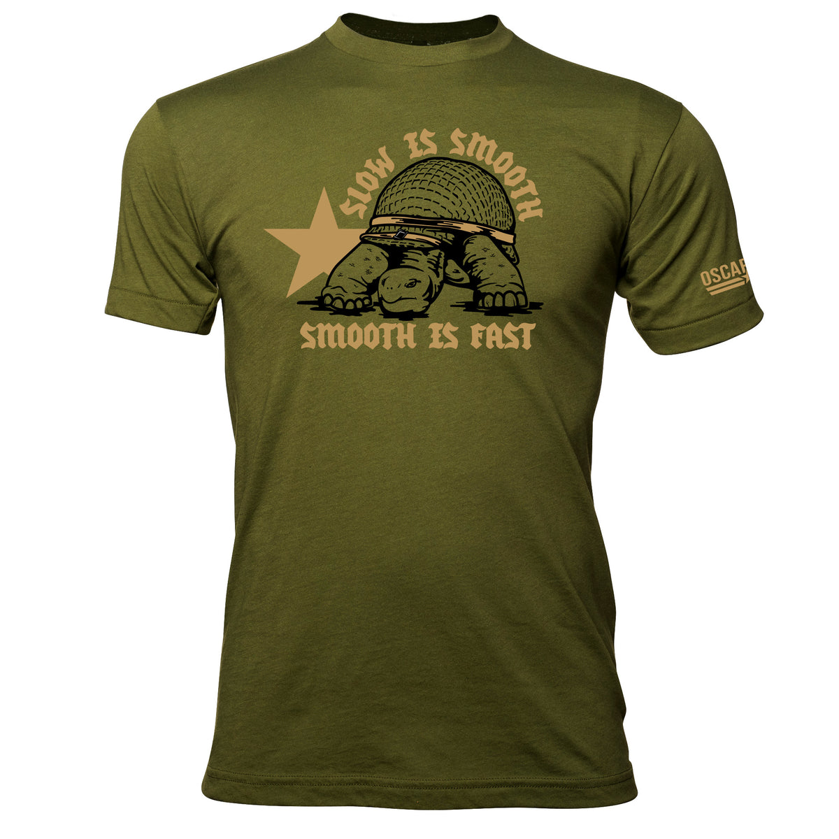 Golden Shellback Tee - Oscar Mike Apparel