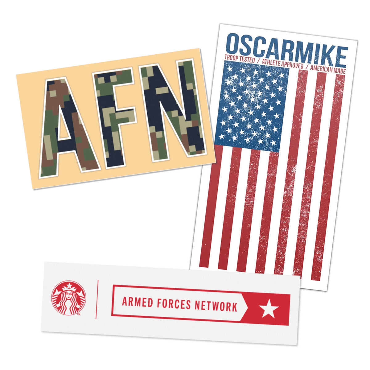 Starbucks Sticker Pack - Oscar Mike Apparel